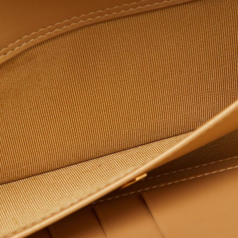 Chanel Gold Quilted Caviar Leather Trifold Wallet - Picture 3 of 4